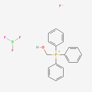 molecular formula C19H18BF4OP B2830232 (Hydroxymethyl)triphenylphosphonium fluoride trifluoroborane CAS No. 2340-49-0