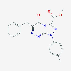 Methyl 6-benzyl-1-(4-methylphenyl)-5-oxo-1,5-dihydro[1,2,4]triazolo[3,4-c][1,2,4]triazine-3-carboxylate