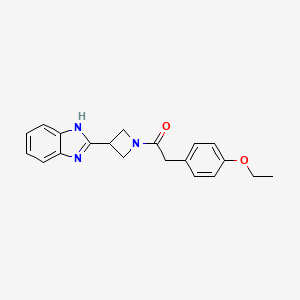 1-(3-(1H-benzo[d]imidazol-2-yl)azetidin-1-yl)-2-(4-ethoxyphenyl)ethanone