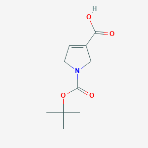 1-[(Tert-butoxy)carbonyl]-2,5-dihydropyrrole-3-carboxylic acid