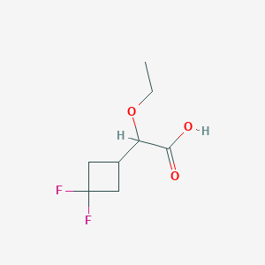 2-(3,3-Difluorocyclobutyl)-2-ethoxyacetic acid