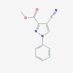 methyl 4-cyano-1-phenyl-1H-pyrazole-3-carboxylate