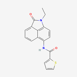 N-(1-ethyl-2-oxo-1,2-dihydrobenzo[cd]indol-6-yl)thiophene-2-carboxamide