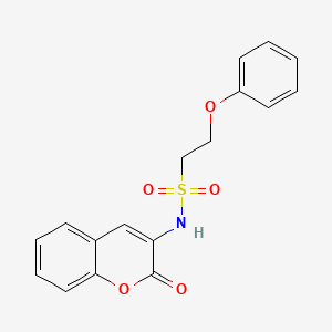 N-(2-oxo-2H-chromen-3-yl)-2-phenoxyethanesulfonamide