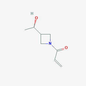 1-[3-[(1S)-1-Hydroxyethyl]azetidin-1-yl]prop-2-en-1-one