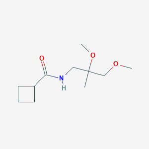 N-(2,3-dimethoxy-2-methylpropyl)cyclobutanecarboxamide