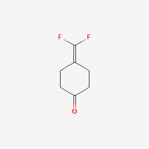 molecular formula C7H8F2O B2830458 4-(Difluoromethylidene)cyclohexan-1-one CAS No. 137780-61-1