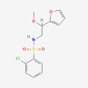 2-chloro-N-(2-(furan-2-yl)-2-methoxyethyl)benzenesulfonamide