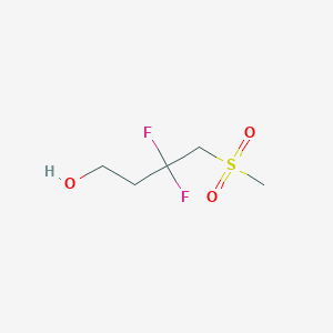 3,3-Difluoro-4-methanesulfonylbutan-1-ol