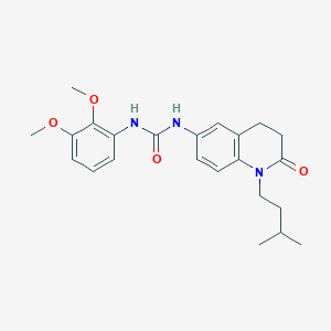 1-(2,3-Dimethoxyphenyl)-3-(1-isopentyl-2-oxo-1,2,3,4-tetrahydroquinolin-6-yl)urea