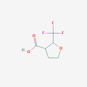 molecular formula C6H7F3O3 B2830583 2-(Trifluoromethyl)oxolane-3-carboxylic acid CAS No. 1248551-27-0