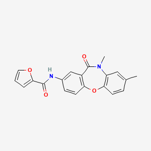 N-(8,10-dimethyl-11-oxo-10,11-dihydrodibenzo[b,f][1,4]oxazepin-2-yl)furan-2-carboxamide