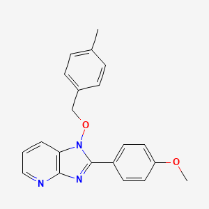 2-(4-methoxyphenyl)-1-[(4-methylbenzyl)oxy]-1H-imidazo[4,5-b]pyridine