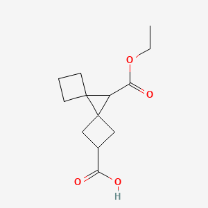 9-Ethoxycarbonyldispiro[3.0.35.14]nonane-7-carboxylic acid