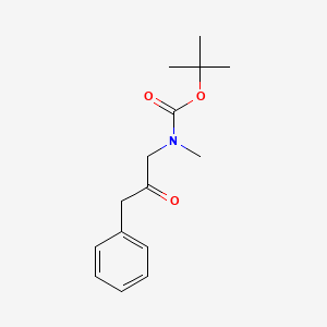 Tert-butyl N-methyl-N-(2-oxo-3-phenylpropyl)carbamate