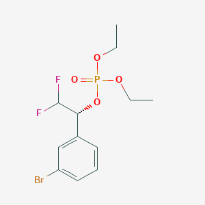 1-(3-Bromophenyl)-2,2-difluoroethyl diethyl phosphate