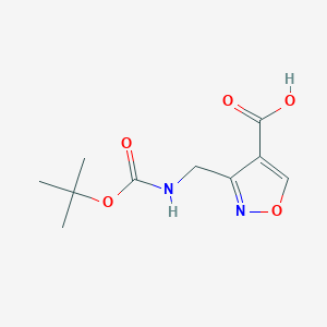 3-({[(Tert-butoxy)carbonyl]amino}methyl)-1,2-oxazole-4-carboxylic acid