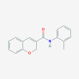 molecular formula C17H15NO2 B2830725 N-(2-methylphenyl)-2H-chromene-3-carboxamide CAS No. 887348-96-1