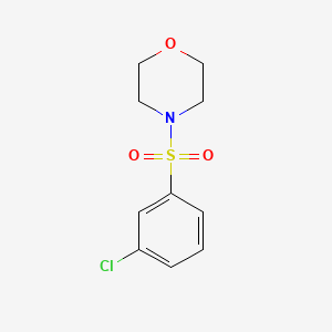 molecular formula C10H12ClNO3S B2830738 4-(3-Chlorobenzenesulfonyl)morpholine CAS No. 1089591-41-2