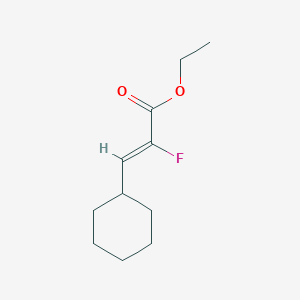 Ethyl 3-cyclohexyl-2-fluoroprop-2-enoate