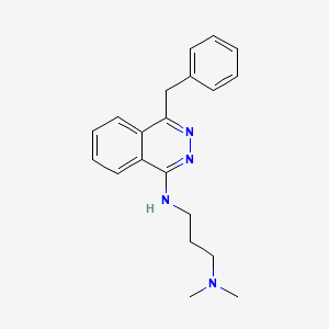 molecular formula C20H24N4 B2830822 N~1~-(4-benzyl-1-phthalazinyl)-N~3~,N~3~-dimethyl-1,3-propanediamine CAS No. 338404-24-3