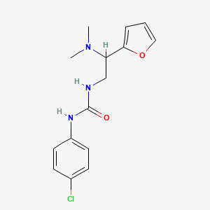 1-(4-Chlorophenyl)-3-[2-(dimethylamino)-2-(furan-2-yl)ethyl]urea