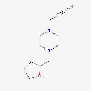 1-(Oxolan-2-ylmethyl)-4-prop-2-ynylpiperazine