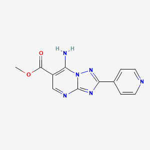 Methyl 7-amino-2-(pyridin-4-yl)-[1,2,4]triazolo[1,5-a]pyrimidine-6-carboxylate