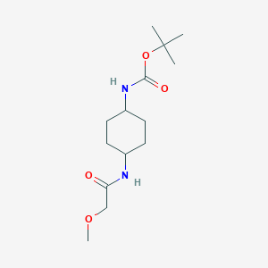 molecular formula C14H26N2O4 B2830891 tert-Butyl (1R*,4R*)-4-(2-methoxyacetamido)cyclohexylcarbamate CAS No. 1011530-87-2