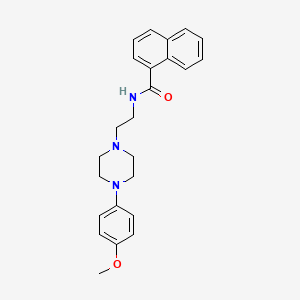 N-(2-(4-(4-methoxyphenyl)piperazin-1-yl)ethyl)-1-naphthamide