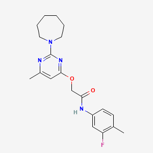 6-[(4-methylbenzoyl)amino]-N-(3-phenylpropyl)chromane-3-carboxamide