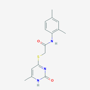 N-(2,4-dimethylphenyl)-2-[(6-methyl-2-oxo-1H-pyrimidin-4-yl)sulfanyl]acetamide