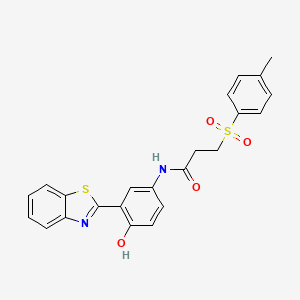 N-(3-(benzo[d]thiazol-2-yl)-4-hydroxyphenyl)-3-tosylpropanamide
