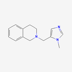2-((1-methyl-1H-imidazol-5-yl)methyl)-1,2,3,4-tetrahydroisoquinoline