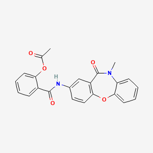 2-((10-Methyl-11-oxo-10,11-dihydrodibenzo[b,f][1,4]oxazepin-2-yl)carbamoyl)phenyl acetate
