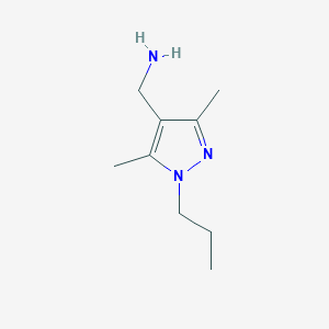 (3,5-Dimethyl-1-propyl-1H-pyrazol-4-YL)methylamine