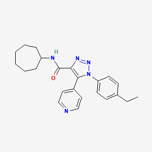 N-(2-ethyl-6-methylphenyl)-3-(3-phenyl-4-piperidin-1-ylisoxazolo[5,4-d]pyrimidin-6-yl)propanamide