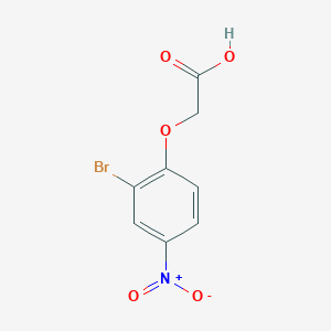 molecular formula C8H6BrNO5 B2831001 2-Bromo-4-nitrophenoxyacetic acid CAS No. 25300-00-9