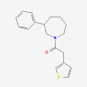 1-(3-Phenylazepan-1-yl)-2-(thiophen-3-yl)ethanone