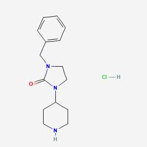 1-Benzyl-3-piperidin-4-ylimidazolidin-2-one;hydrochloride