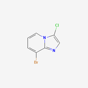 molecular formula C7H4BrClN2 B2831038 8-Bromo-3-chloroimidazo[1,2-a]pyridine CAS No. 1289261-79-5