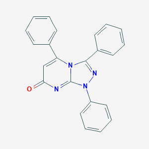 molecular formula C23H16N4O B283104 1,3,5-triphenyl[1,2,4]triazolo[4,3-a]pyrimidin-7(1H)-one 