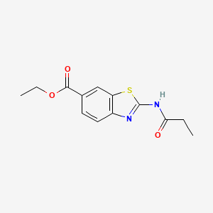 Ethyl 2-propionamidobenzo[d]thiazole-6-carboxylate