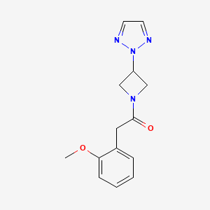 1-(3-(2H-1,2,3-triazol-2-yl)azetidin-1-yl)-2-(2-methoxyphenyl)ethan-1-one