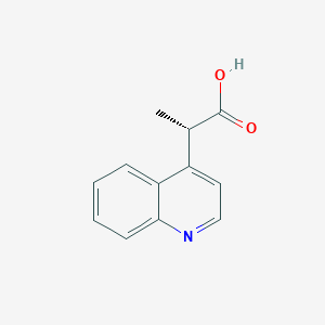 (2S)-2-Quinolin-4-ylpropanoic acid