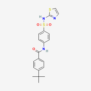 4-tert-butyl-N-[4-(1,3-thiazol-2-ylsulfamoyl)phenyl]benzamide