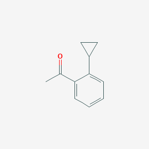 molecular formula C11H12O B2831086 1-(2-Cyclopropylphenyl)ethanone CAS No. 485402-63-9