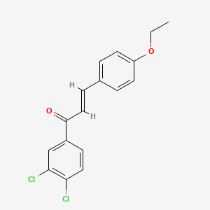 (2E)-1-(3,4-Dichlorophenyl)-3-(4-ethoxyphenyl)prop-2-en-1-one