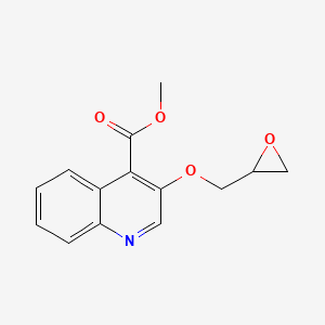 Methyl 3-(oxiran-2-ylmethoxy)quinoline-4-carboxylate