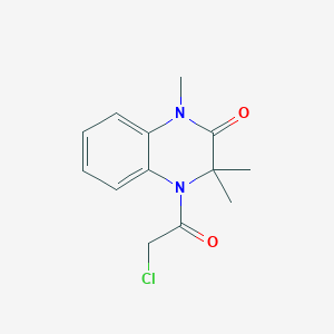 4-(2-Chloroacetyl)-1,3,3-trimethylquinoxalin-2-one
